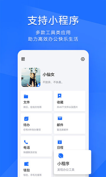 tim办公简洁版图1