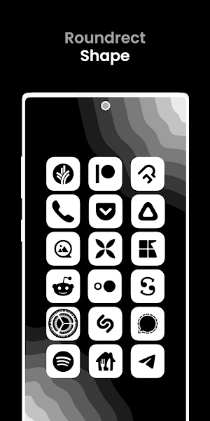 ios15图标包最新版(iOS 15 White-Icon Pack)图2