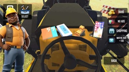 挖掘机模拟器破解版无限金币版图4