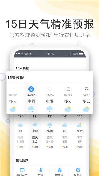 实况天气预报图1