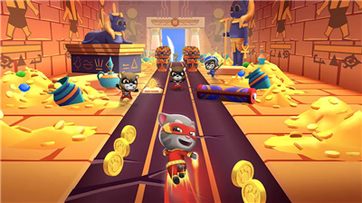 汤姆猫英雄跑酷无限金币版图4